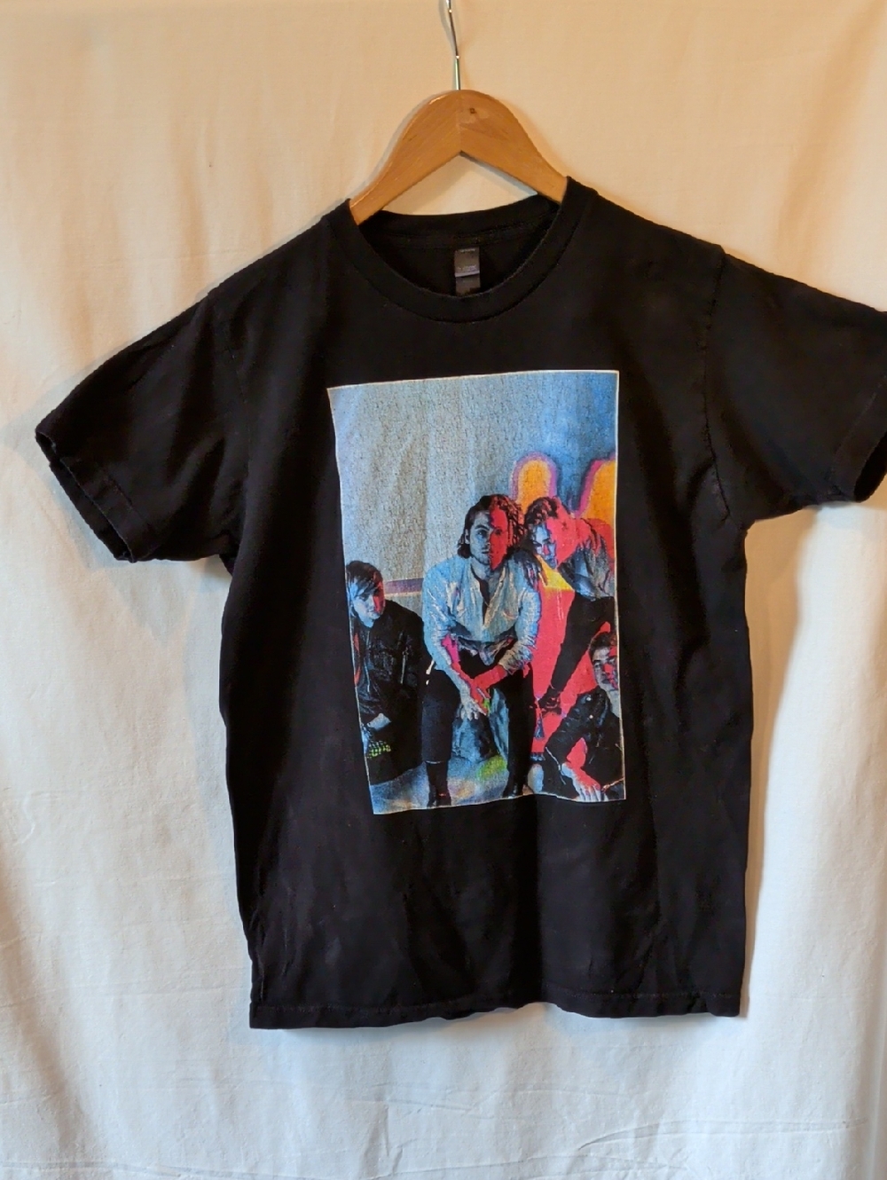 Black  5 Seconds Of Summer Band Tee